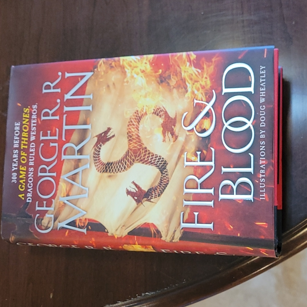 Fire and Blood hardcover book